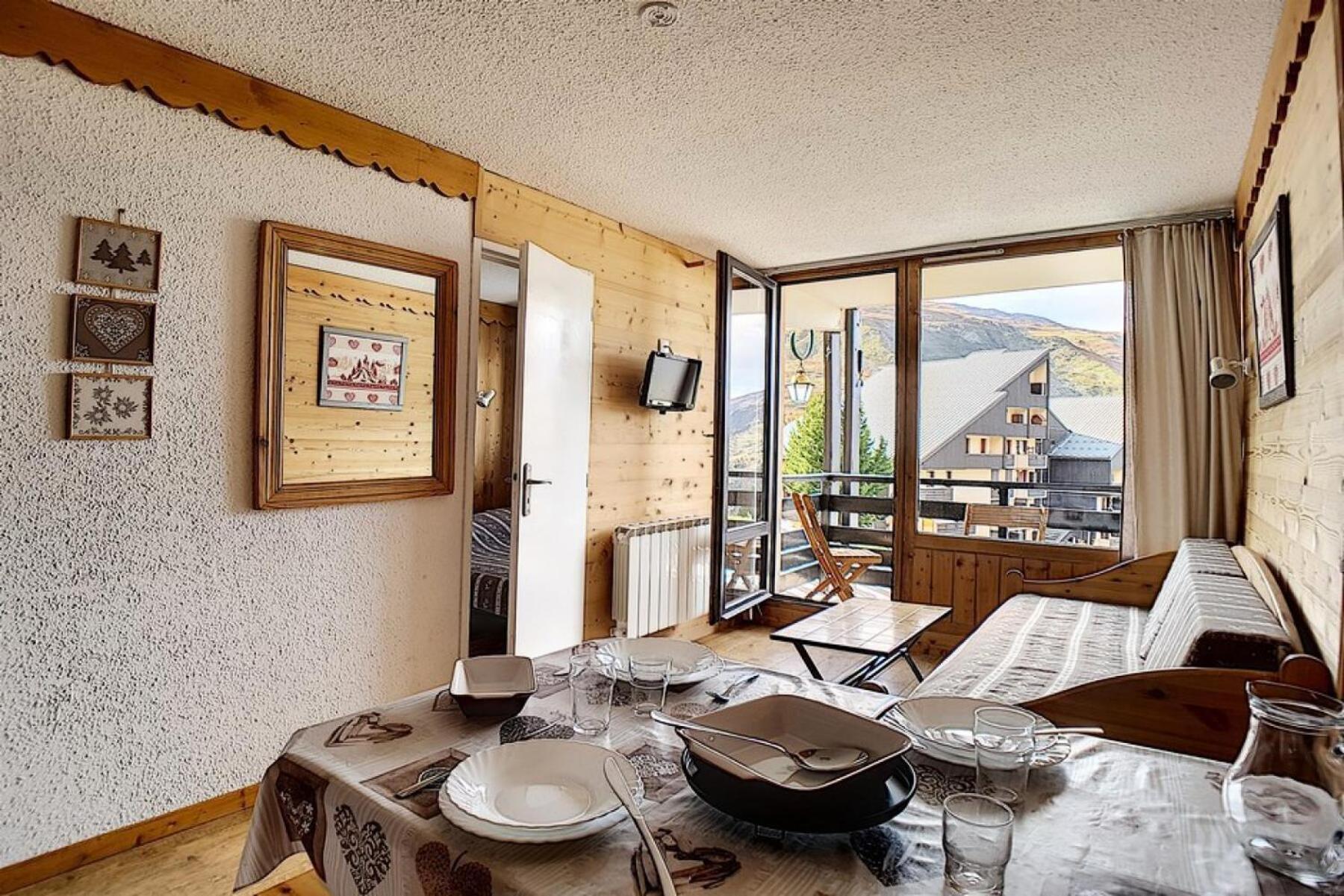 Residence Villaret - Appartement Lumineux - Depart Et Retour Skis Aux Pieds - Balcon Mae-2294 サン・マルタン・ド・ベルヴィル エクステリア 写真